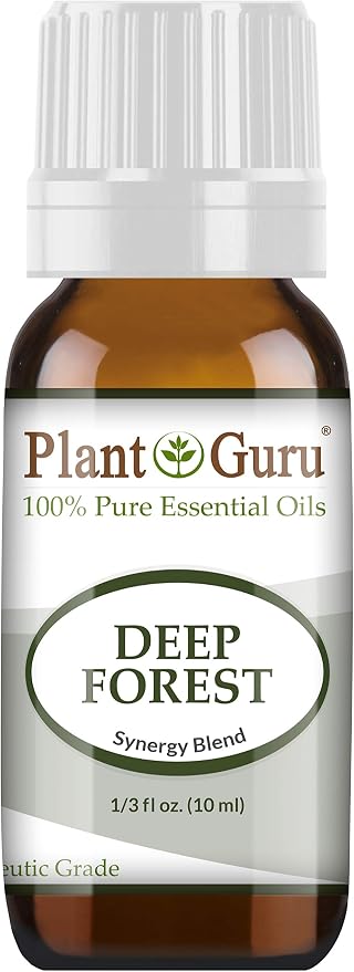 Deep Forest Essential Oil Blend 10 ml 100% Pure, Undiluted, Therapeutic Grade. Aromatherapy, Respiratory System Support, Air Purifier, Natural Christmas Tree Scent