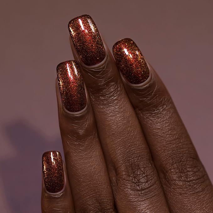 ILNP Autumn - Warm Brown Shimmer Nail Polish