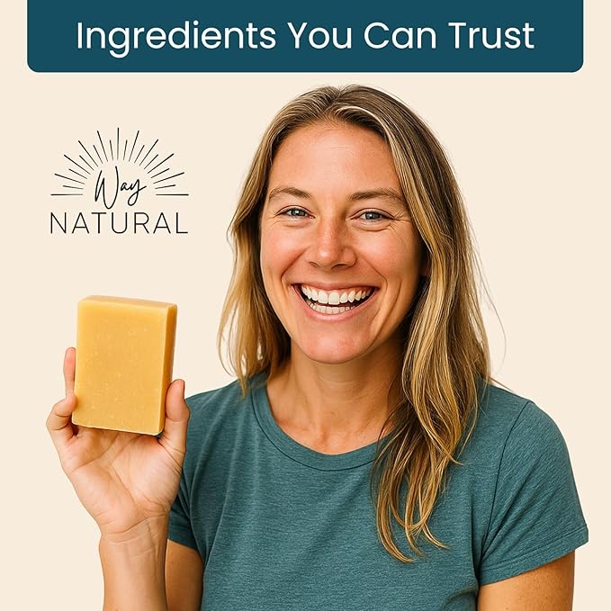 Eucalyptus Spearmint Soap Bar (3 Pack) - Goat Milk Soap for Men & Women - Natural, Handmade w/Real Milk - Dry Skin, Hands/Body - Premium, Gentle, No Dyes - (Large, 5oz)