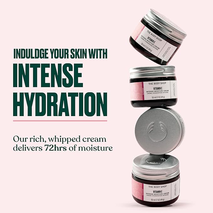 The Body Shop Vitamin-E Intense Moisture Cream for Unisex, 1.7 Ounce