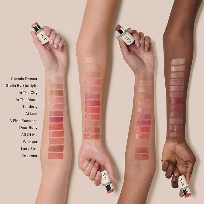 ILIA - Multi-Stick For Lips + Cheeks | Buildable, Creamy, Multi-Use Color Formula for All Skin Types | Nourish, Soften, Protect | Non-Toxic, Vegan, Cruelty-Free (All Of Me, 0.15 oz | 4.5 g)