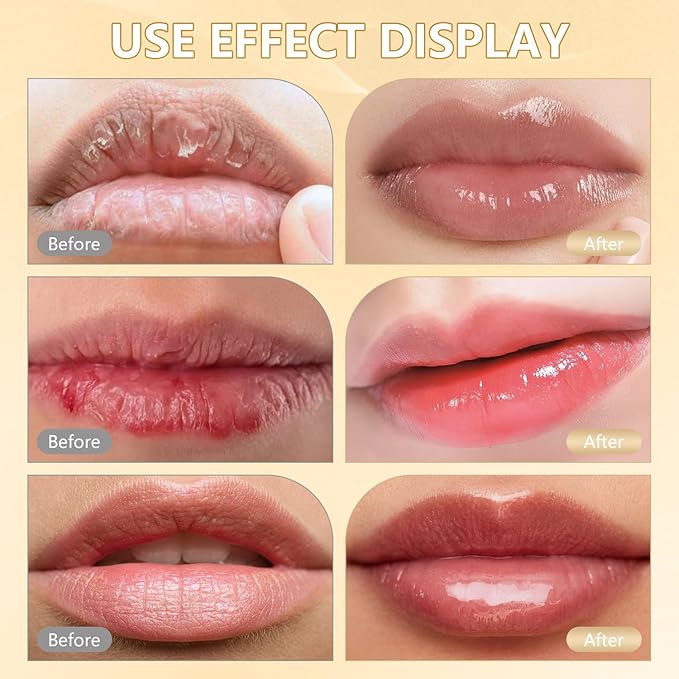 2 PCS Transferproof Color Changing Lipstick, Gold Crystal Color Changing Lipstick,color changing lipstick,Moisturizer Long Lasting Lip Balm,Clear Lip stick That Changes Color