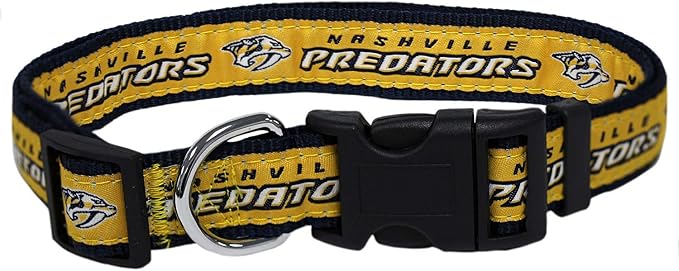 Pets First NHL Collar for Dogs & Cats. Adjustable, Cute, & Stylish! The Ultimate Hockey Fan Collar!
