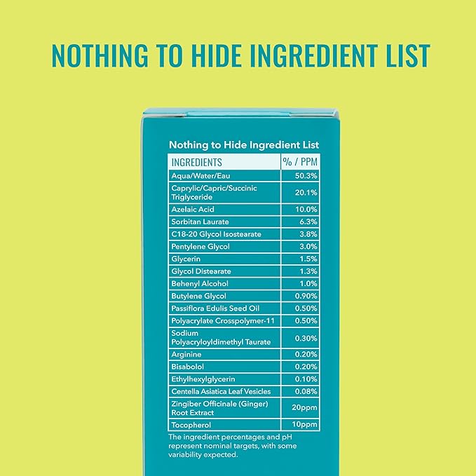 Good Molecules 10% Azelaic Acid Treatment for Face – Soothing Formula for Facial Redness & Uneven Tone – Brightens Dark Spots & Refines Texture – Vegan & Fragrance-Free Skincare (30ml / 1.01 fl oz.)