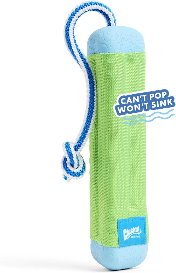 Chuckit! Amphibious Bumper Dog Fetch Toy, Small, Floats, for Water Play