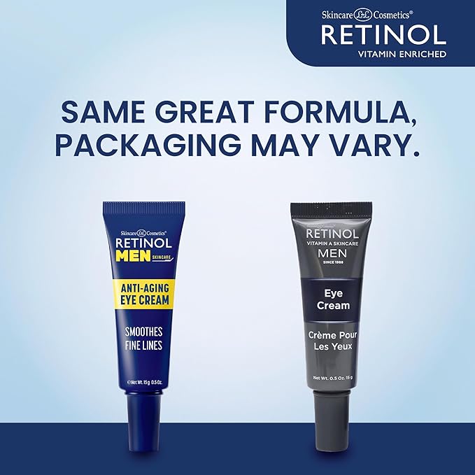 LIVAURA Retinol Men’s Eye Cream – The Original Retinol Eye Treatment For Men – Targets Under-Eye Area to Reduce Puffiness & Dark Circles, Boost Hydration & Minimize the Visible Signs Of Aging