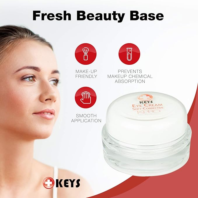 Keys Care KPRO Illuminating Tinted Eye Cream with OptiFX Adaptive Color Technology | Moisturize, Smooth, and Fill Undereye | 100% All-Natural & Hypoallergenic (0.5 oz)
