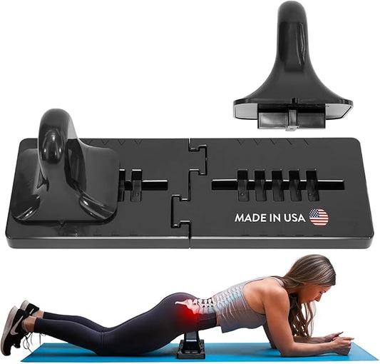 Thrival Bullseye - Precision Psoas Muscle Release Tool for Hip Flexor, Back, Hamstring, Glute, Iliacus, and Neck Pain - Deep Tissue, Trigger Point, and Myofascial Release - Carbon Black