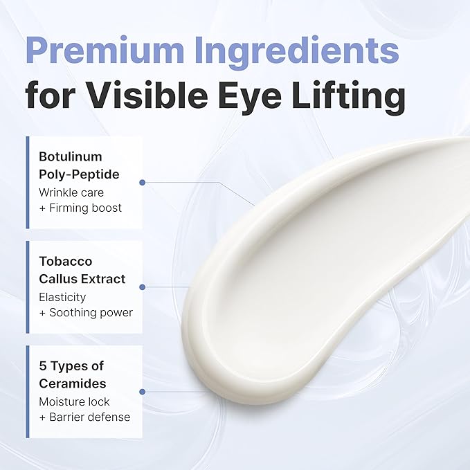 AROCELL Botulcare Wrinkle Solution Vibrating Eye Cream | Korean Under Eye Cream | Collagen & Galvanic Care, Hydrating, Moisturizing & Elasticity Boosting | Gentle Daily Eye Care | 0.5 fl oz