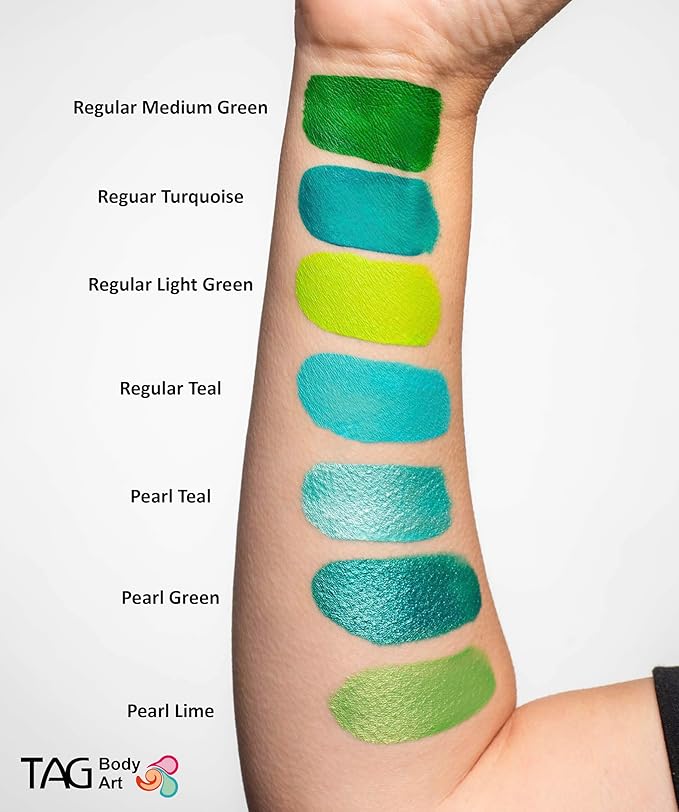 TAG Face and Body Paint - Regular Light Green 90gm