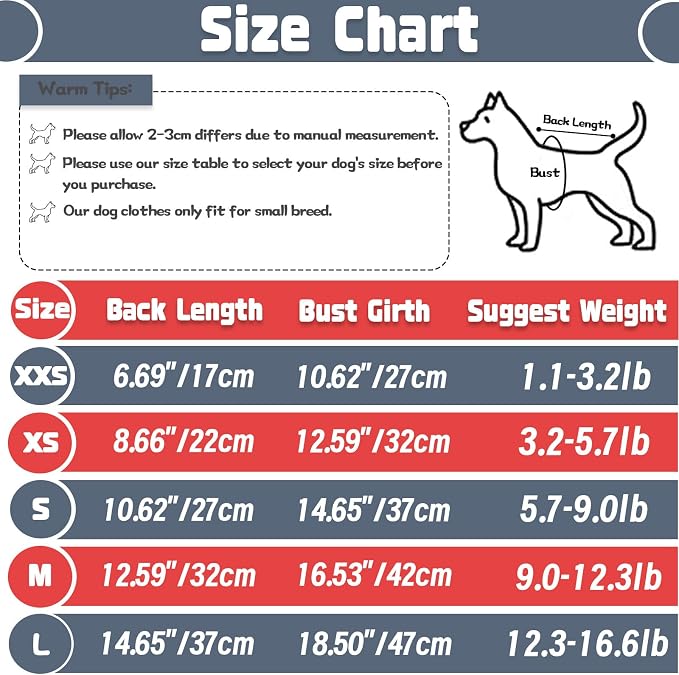4 Pieces Dog Clothes for Small Dogs Girl Boy Summer Puppy Clothes for Chihuahua Yorkie Soft Cute Pattern Dog Shirt Spring Pet Cat Clothing Pink Rose Red Green XXS~M (Grey,Red,Black,Green, Medium)