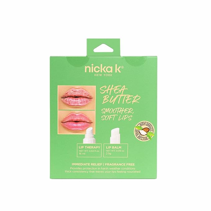 Nicka K New York Renew and Restore, Revive and Replenish Lip Therapy Set (Shea Butter)