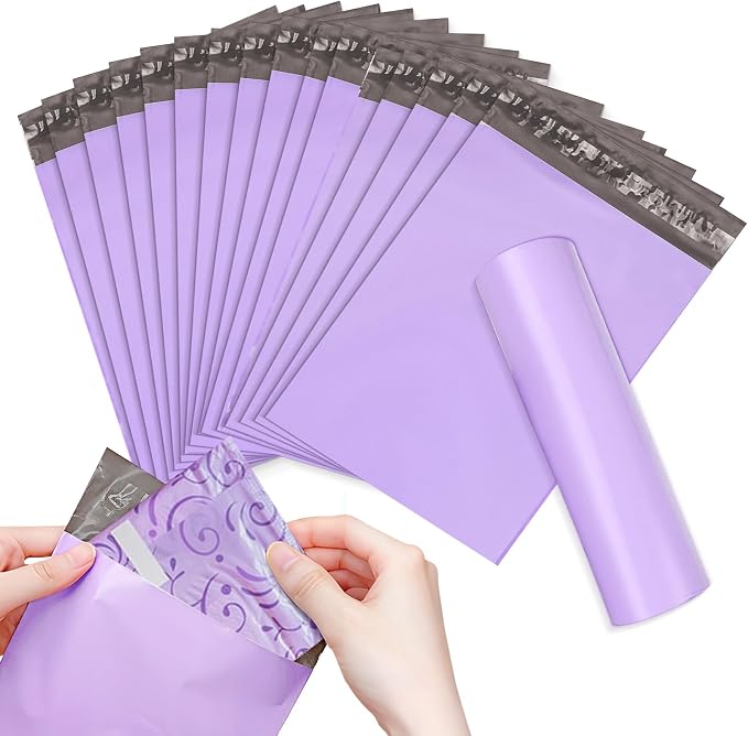 Sanitary Napkin Disposal Bags - Block Odors, Great Adhesion, Perfect Size - Feminine Hygiene Disposal Bags for Tampons and Pads 100Pcs (Purple)