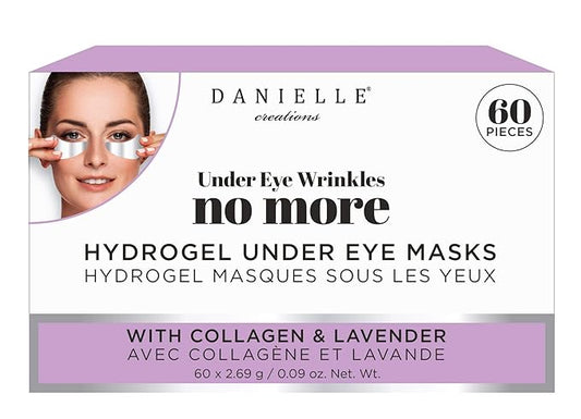 Danielle Anti-wrinkle Hydrogel Under Eye Masks With Collagen and Lavender, 60 count