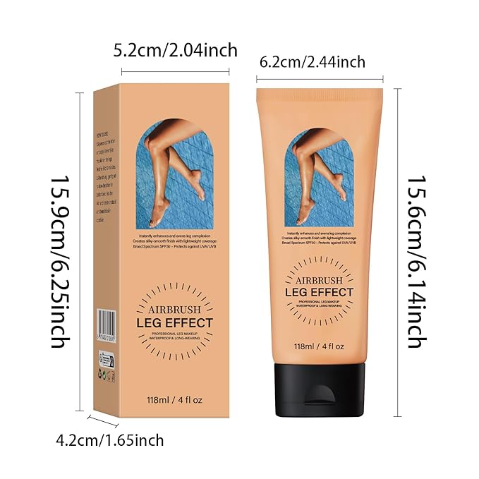 Leg Makeup Waterproof No Transfer, Light Long-Lasting, Easy Application, Legs & Body Concealer Makeup. (Bronze)