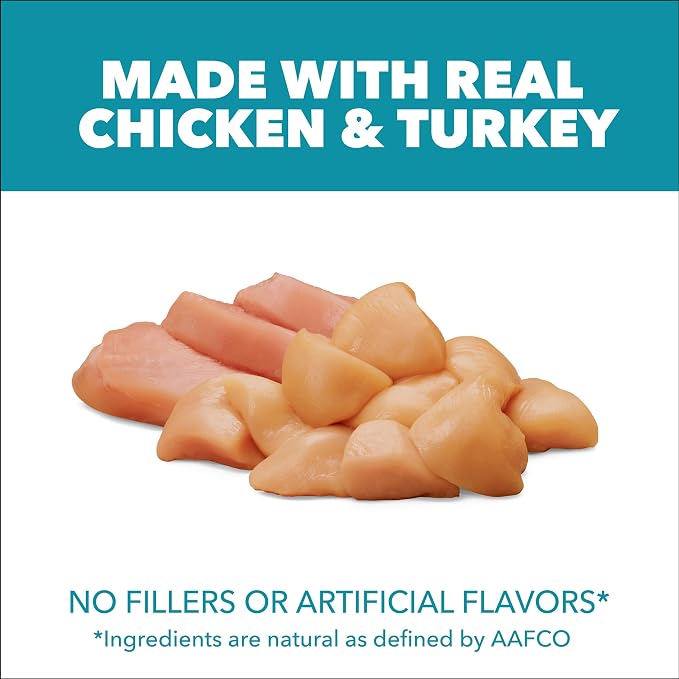 IAMS Proactive Health Indoor Dry Cat Food, Chicken & Turkey, 16 lb | Vet-recommended, Real Chicken #1 Ingredient, Proprietary Fiber Blend, Prebiotics for Healthy Digestion, Hairball Control
