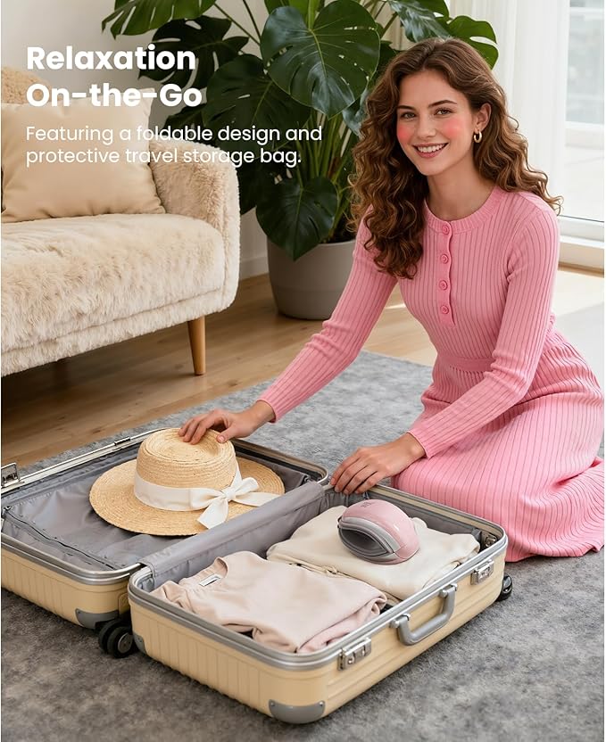 BOB AND BRAD Eye Massager FSA Eligible/HSA Eligible, EyeOasis 2 Temple Massager with Heat, Smart Eye Mask for Migraine with BT Music, Reduce Dry Eyes Improve Sleep, Christmas Gifts for Women Mom Wife