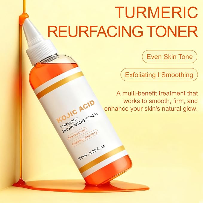 A whitening and moisturizing Body Toner and exfoliating Product containing oleanolic Acid and Turmeric, which can Make The Skin Brighter, Smoother and More Comfortable. 8.45 FL. OZ. (01)