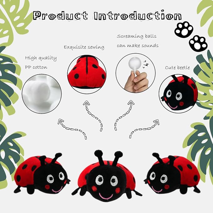 Hide and Seek Dog Toys, Multi-Purpose Interactive Squeaky Toys with Detachable Non-Slip Base, Treat Dispensing & Flying Disc Fetch, Enrichment Toys for Small Medium Large Dogs