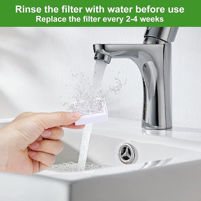Replacement Filters for 360 Ceramic Pet Fountain | 10 Pack Replacement Filters for Wonder Creature Aurora /Cup Cake Pet Fountain(8Carbon Filters+2 Foam Filters)