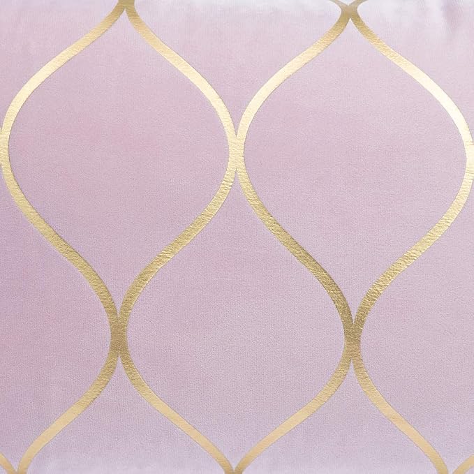 Gold Velvet Euro Sham Pillow Covers: 2 Pack 26x26 Inch Square Decorative Pillow Cases for Bedroom Sofa Couch Living Room, Pink