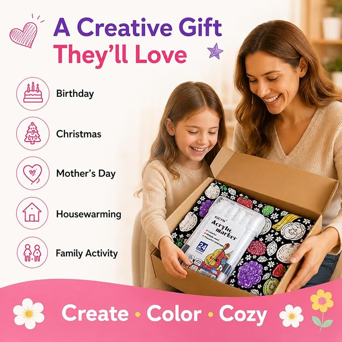 VEELU DIY Coloring Blankets with 24 Colors Markers for Adults | Custom Color In Your Own Blankets With 24 Colors Markers, Snuggle Color Sketch Washable Blankets Kit Home Decor