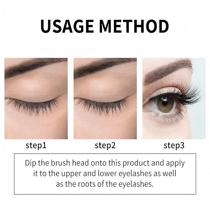 Lash Serum for Eyelash Growth – Advanced Formula with Plant Extracts & Hyaluronic Acid for Longer, Thicker & Fuller Looking Lashes – Gentle, Vegan & Cruelty-Free Eyelash Enhancing Serum