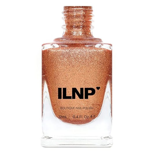 ILNP Checkmate - Orange Copper Ultra Metallic Bright Nail Polish