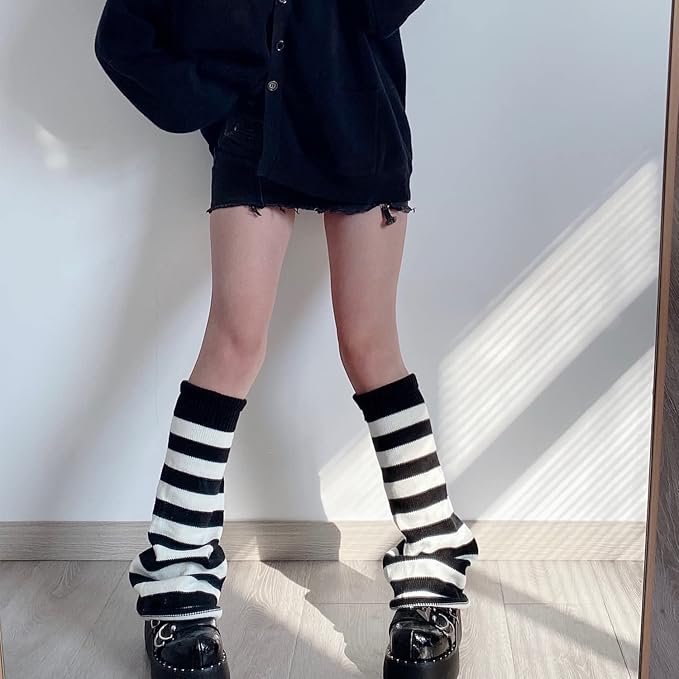 Sexybody Women's Leg Warmers Fashion Knit Warmers Long Socks Cute Y2K Kawaii Japanese Lolita Harajuku Accessories for Girls