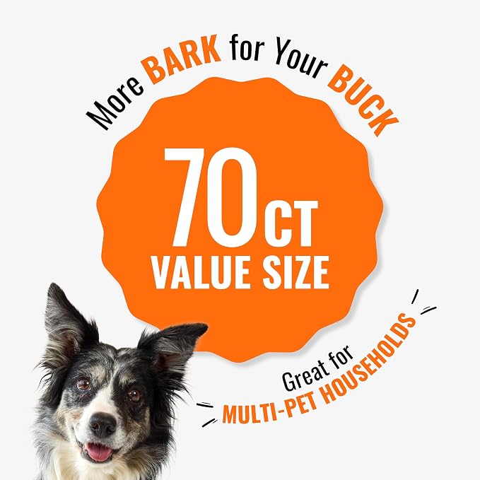 Good 'n' Fun Twists Long-Lasting Dog Treat Made With Real Protein, 70 Count | Premium Chicken, Pork and Beef Hide Chew, Supports Dental Health and Mental Stimulation, For Adult Dogs