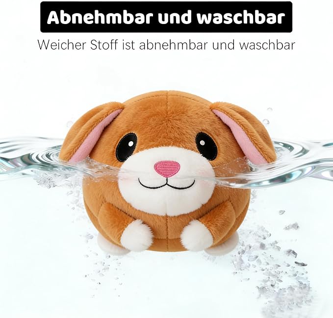 Interactive Dog Toys,Active Moving Pet Plush Toy with Recording and Music Modes, Jumping Squeaky Song shaking Interactive Dog Ball, Rechargeable Dog Toys to Keep Them Busy,Animal Plush Pet Toy (Dog)