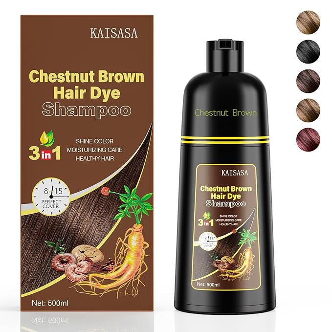KAISASA HAIR DYE SHAMPOO 7-10 (Chestnut Brown)