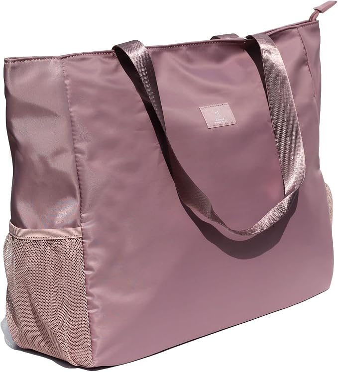 ESVAN LARGE BEACH BAG Water Resistant Lightweight 20 inch Women Oversize Tote Bag for Gym Beach Travel Pool Yoga Nurse