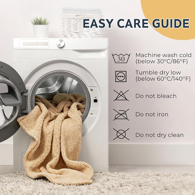 Waterproof Dog Blanket 40 x 60 in for Small & Medium Dogs, Washable | Aodisman Reversible Soft Fleece Pet Throw,Leakproof Furniture Protector for Sofa,Couch,Crate,Cats,Kittens & Puppies,Khaki