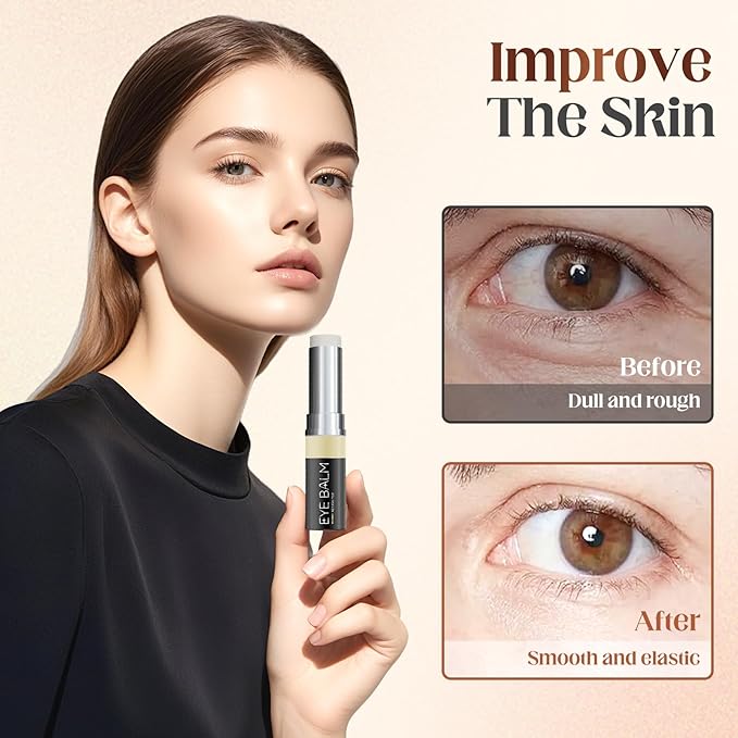 For Eye Bags, 2025 New Lightweight Retinol Eye Balm Serum for Daily Use, Gentle Under Eyes Treatment for Mature Skin, Eyes Moisturizer for All Skin (0.04 Ounce (Pack of 1), 3PCS)