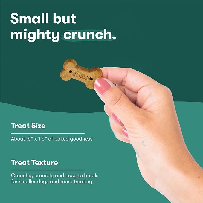 Jinx Dog Biscuits, Oven-Baked Dog Treats with Beef Bone Broth, 32oz | 1-Pack Crunchy & Healthy Dog Treat, Superfood-Rich with Real Grass Fed Beef, Dog Cookies for Puppies, Adults & Senior Dogs