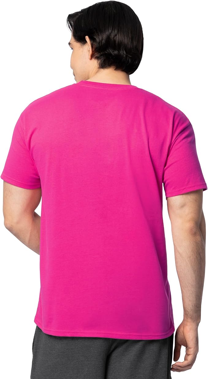 Fruit of the Loom Men's Eversoft Cotton Odor Control & Breathable Moisture Wicking T-Shirts