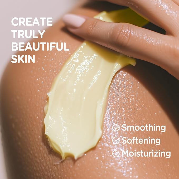 Mango Body Butter, Mango Shea Butter for Dry Skin, Womens and Mens Body Care, Natural Shea Butter for Deep Moisturizing and Hydrating