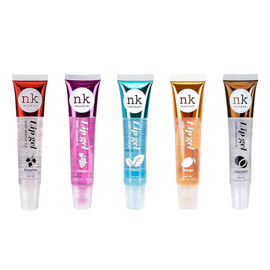 NICKA K NEW YORK Lip Gel, Hydrating, Lightweight, Glides on Effortlessly, Non Sticky Finish Lip Gel Colors (AMZ023)