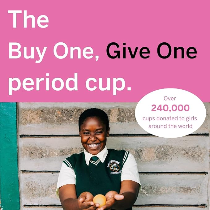 Pixie Soft Menstrual Cup - Ranked 1 for Most Comfortable Reusable Period Cup - Buy One We Give One - Includes Ebook Guide, Cleaning Wipes, Lube, & Storage Bag - Tampon and Pad Alternative