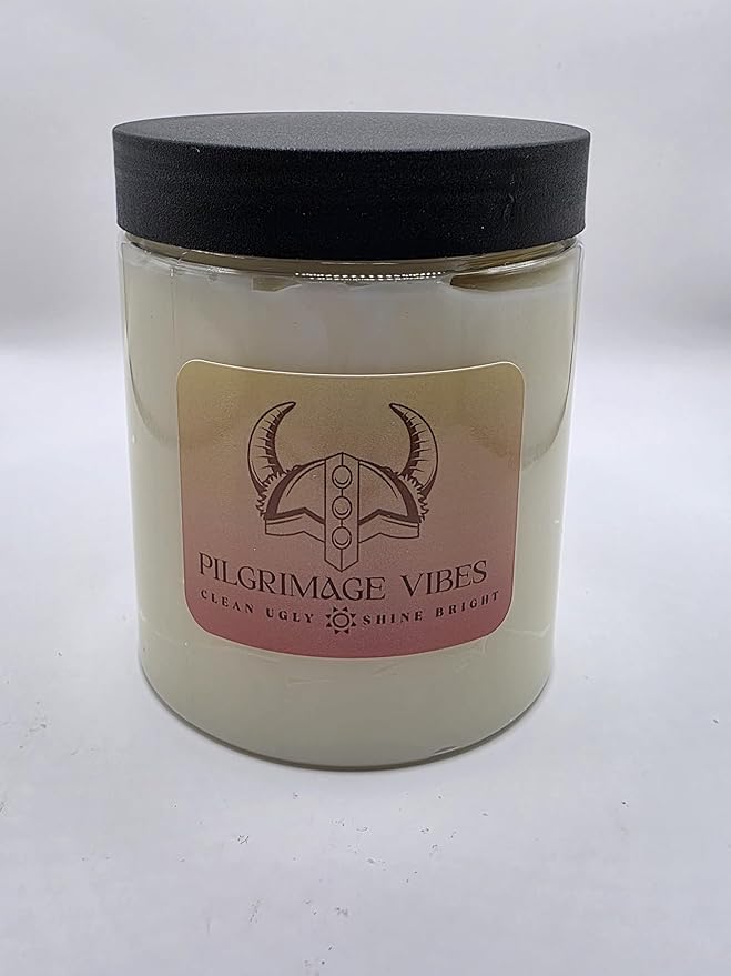 Tallow Skin Moisturizer Cream with Nourishing Oils Handmade Grass Fed Beef Tallow Cream (8oz, Pink Strawberry)