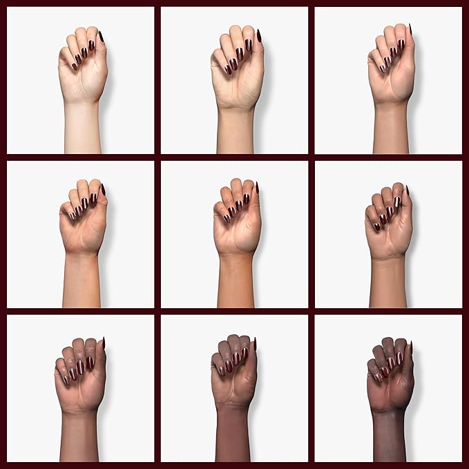 YTD Likomey Maroon Brown Gel Nail Polish,15ml Salon Home DIY Manicure and Pedicure Fall Winter Soak Off UV Color Varnish,CS012