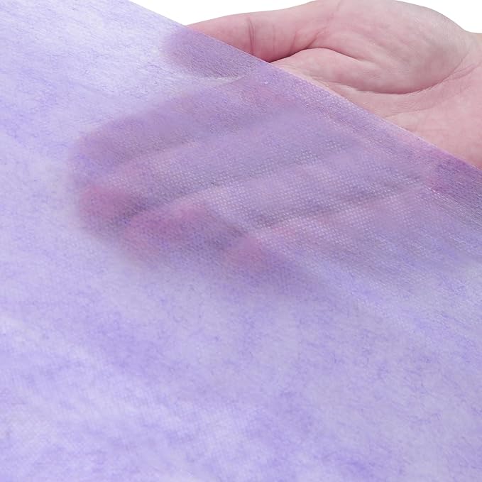 200PCS Purple Disposable Bed Sheets 31" x 71" Massage Table Sheets Non Woven Fabric SPA Bed Cover Breathable for Massage Beauty Tattoos