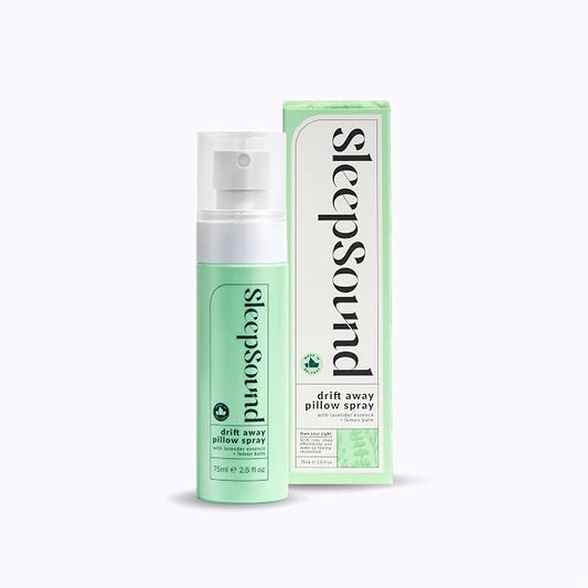 SleepSound Lavender + Lemon Balm Pillow Mist | Calming Aromatherapy Spray for Nighttime Relaxation & Wind Down Routine | Soothing Bedtime Mist Scent Fragrance