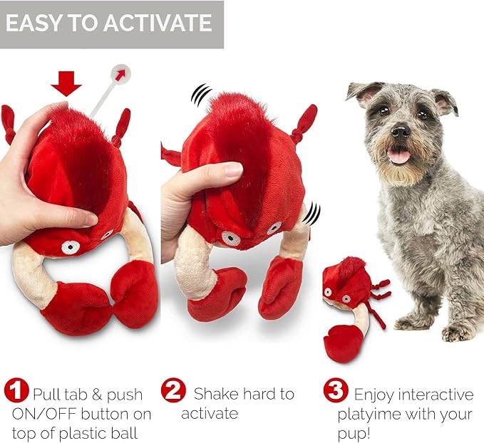 Hyper Pet Doggie Pal Interactive Dog Toys (Dog Toy that Wiggles, Vibrates, and Barks Plush Toys for Boredom and Stimulating Play) | Lifelike movement busts boredom with stimulating play sessions, keeps curious pups engaged, entertained and active daily