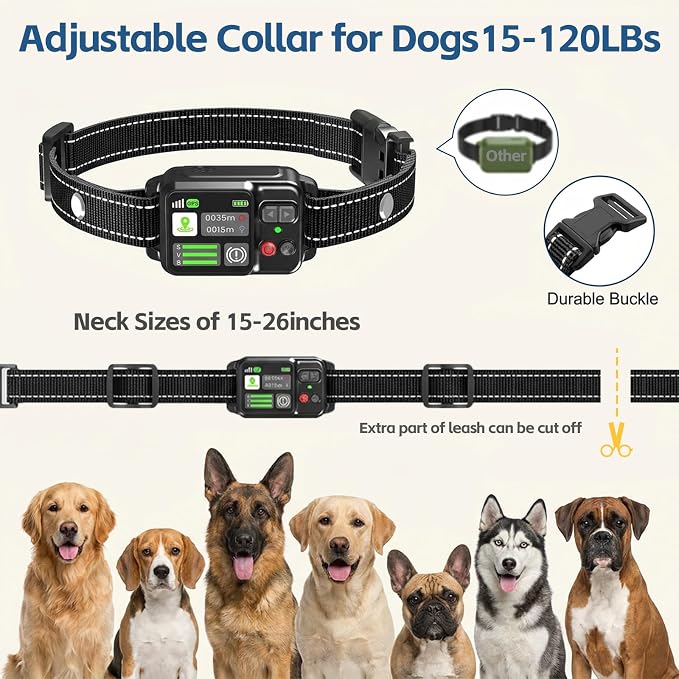GPS Dog Collar Fence System Invisible Fence for Dogs