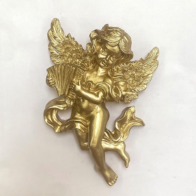 Angel Statue Wall Hangings Wall Adornments Decor Decorative Ideal Gift Unique Angelic Figures Angel Figurines for Living Room
