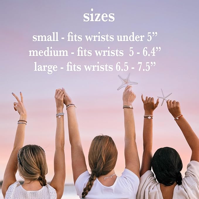 K'lani Hair Tie Bracelets for Women - Elastic Hair Bands That Double as Stylish Jewelry - Breathe - Small