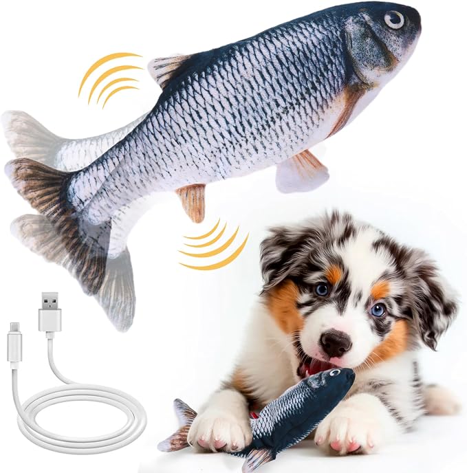 Mity rain Interactive Dog Toys Fish