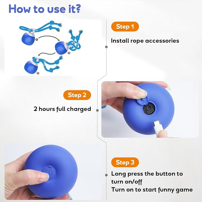 Interactive Dog Toys Bouncing & Jumping Dog Ball